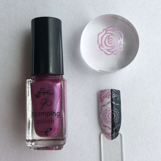 #050 Pretty Me Pink | Clear Jelly Stamping Polish
