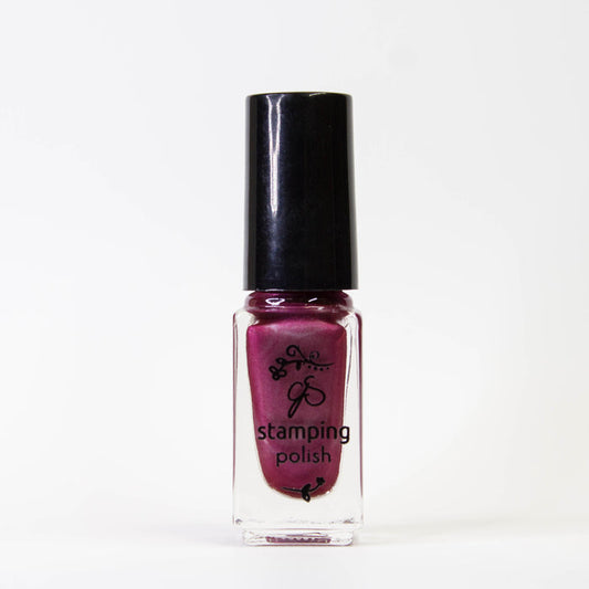 #055 Pomegranate Pop | Clear Jelly Stamping Polish