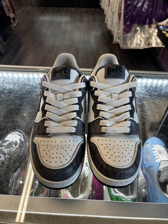 A Bathing Ape Bape SK8 Sta Low "Black/Grey"