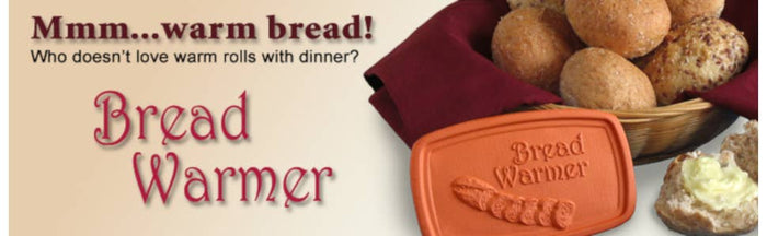 Bread Warmer - Baguette Design - 3 X 5 Inch Terra Cotta