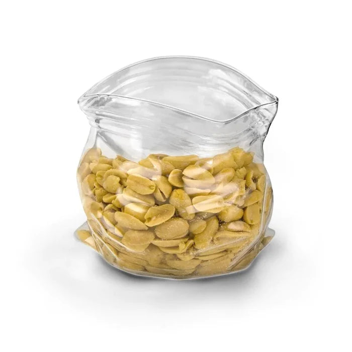 Unzipped Glass Bag