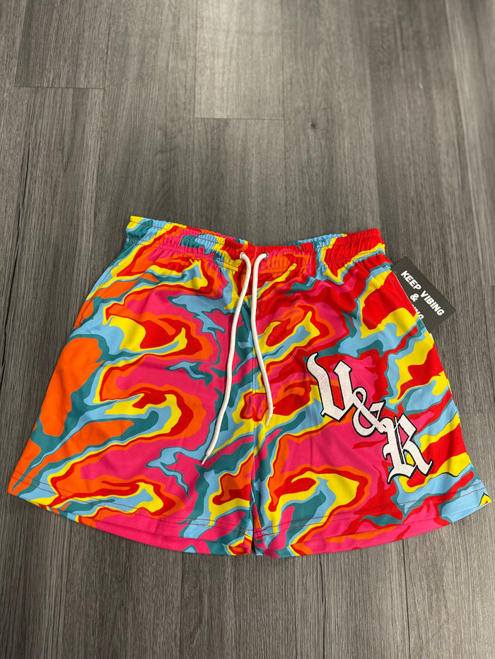 V & R Shorts "Purple Tie-Dye"