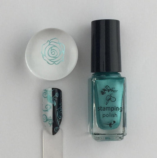 #037 Caribbean Dream | Clear Jelly Stamping Polish