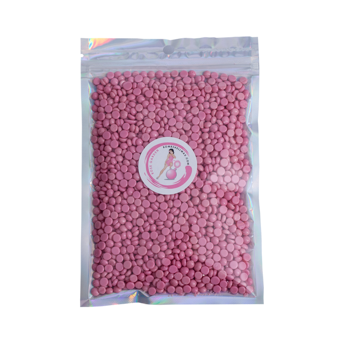 1 lb. Pink Bead Hard Wax | Rose Garden | Bombshell Sample