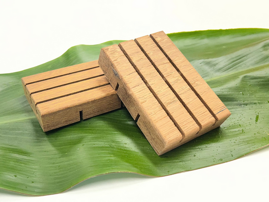 Wooden soap tray