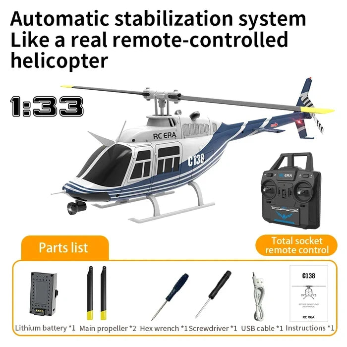 C138 6-Axis Gyro RC Helicopter