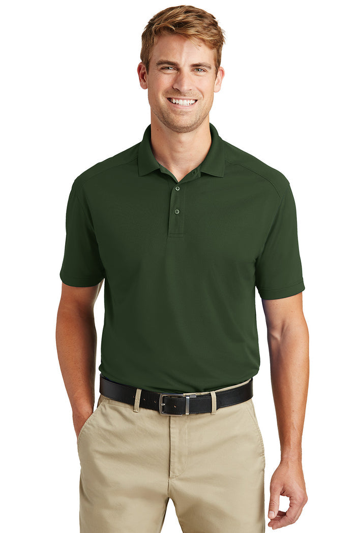 CornerStone Select Lightweight Snag-Proof Men's Dark Green Polo CS418
