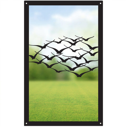 Flock of Birds Garden Mirror-0