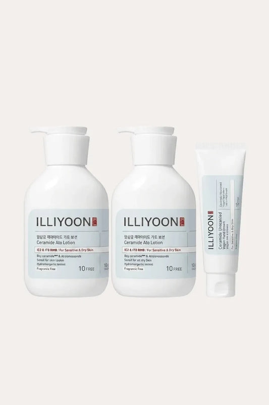 ILLIYOON CERAMIDE ATO LOTION 2PCS SET (+ HAND CREAM) ILLIYOON