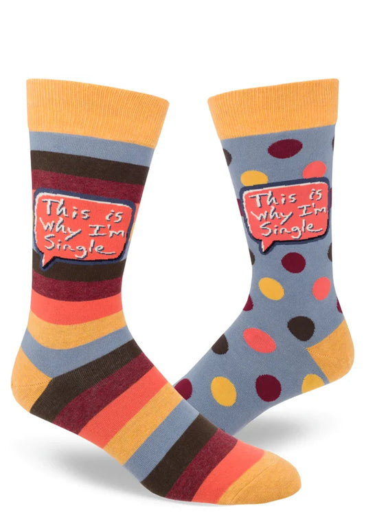I'm Single Mens Socks