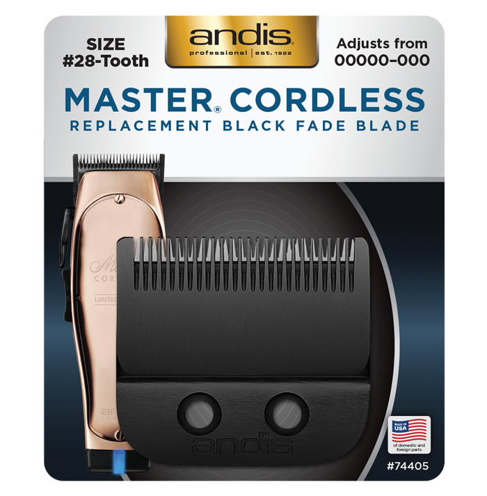 Master® Cordless Li Replacement Black Fade Blade # 74405 - Palms Fashion Inc.