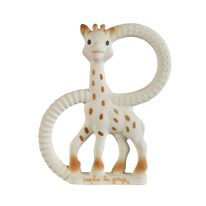 sophie la girafe double ring teether