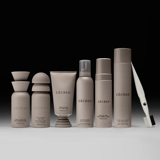 Cécred Styling Collection Bundle on a black background
