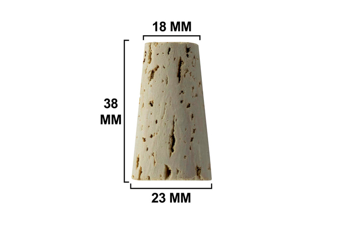 Tapered Cork 18mm/23mm DIY Tool Accessory Home and Garden Use
