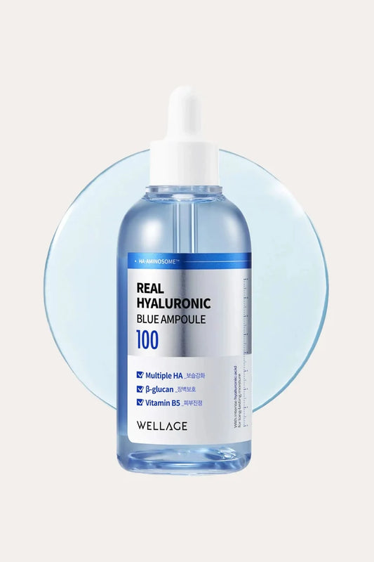 WELLAGE REAL HYALURONIC BLUE AMPOULE 100ml WELLAGE